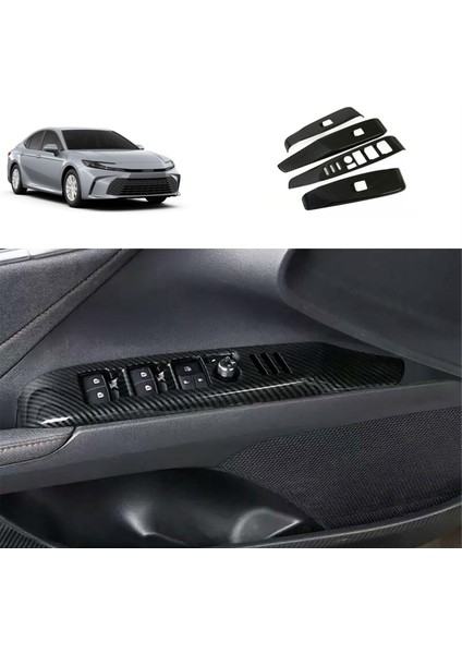 Toyota Camry 2024 2025 Aksesuarlar Için Koltuk Bellek Düğmesi ile Pencere Anahtarı Panel Kapağı Döşeme Karbon Fiber Lhd (Yurt Dışından) fiyatları