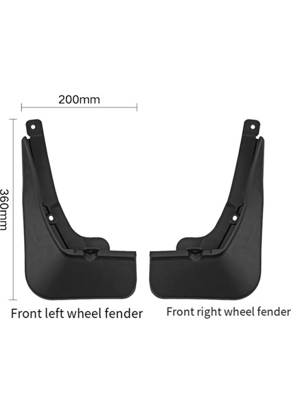Leap Motor C10 2024 Çamur Kanatları Ön Arka Çamurluk Sıçrama Tekerlekleri Koruyucu Koruyucular Çamur Kanatları Çamurluklar Araba Aksesuarları (Yurt Dışından) fırsatları