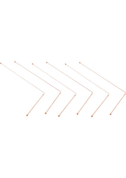 Bakır Dowsing Çubukları -% 99.9 Saf Bakır 6pcs Çubuklar Enerji Su Cadısı Dedektörü (Yurt Dışından)