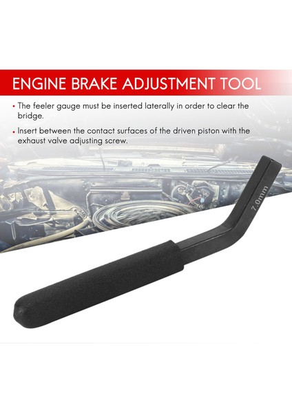 3163530 Cummins Için Isx Motor Freni Ayarlama Aracı Jake Fren Feeler Gauge 7mm (Yurt Dışından) fiyatları