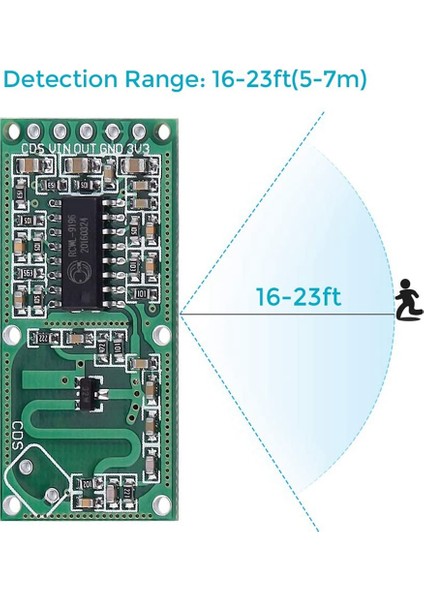 5 Pcs Mikrodalga Doppler Hareket Dedektörü Sensörü RCWL-0516 Module Kartı Aracı Arduıno Ahıspbery Pı (Yurt Dışından) indirimleri