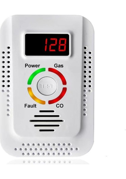 Doğal Gaz Detektörü ve Karbon Monoksit Co Detektörü, Co Için Yanıcı Gaz Dedektörü Monitörü, Mutfak-Ab Fişinde Metan (Yurt Dışından)