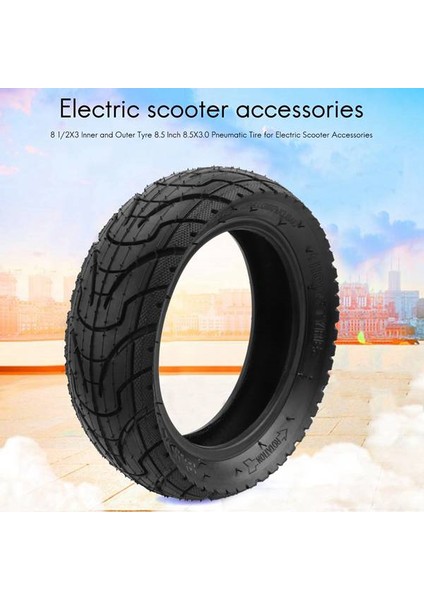 8 1/2x3 Iç ve Dış Lastik Elektrikli Scooter Aksesuarları Için 8.5 Inç 8.5x3.0 Pnömatik Lastik (Yurt Dışından)