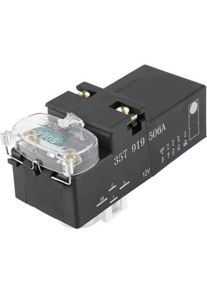 Yeni Yüksek Kaliteli Araba Motoru Soğutma Fan Kontrol Ünitesi Modül Rölesi 357919506A 3A0919506 Volkswagen Golf Jetta Passat (Yurt Dışından)