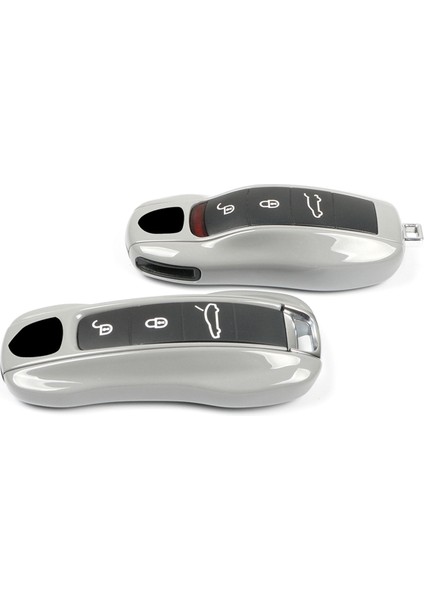 Porsche Için Anahtar Kılıf Kapak Kabuğu 911 Panamera Cayenne Macan Boxster Cayman Uzaktan Kumanda Fob Cack (Yeni Versiyon) (Yurt Dışından) fırsatları