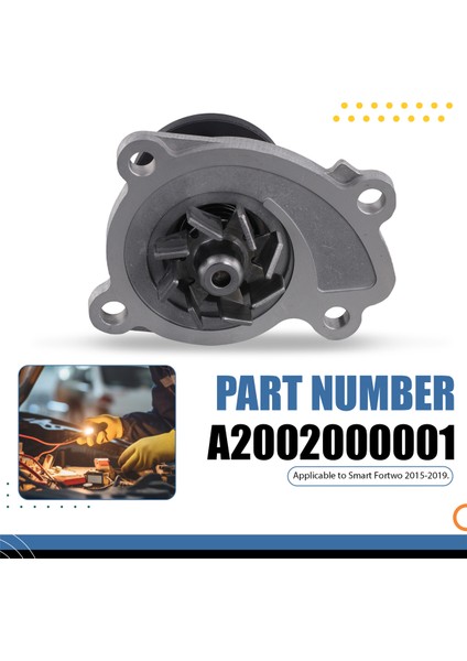 2002000001 Akıllı Fortwo Için Araba Su Pompası Forfour Nissan Juke Qashqai Micar Renault Megane 2010-2019 A2002000001 (Yurt Dışından) indirimleri