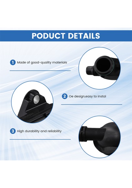 9807326280 Radyatör Su Pompası Giriş Boru Motoru Soğutucu Hortumu Peugeot 308 408 Citroen C3 C4 1.2t (Yurt Dışından) fırsatları