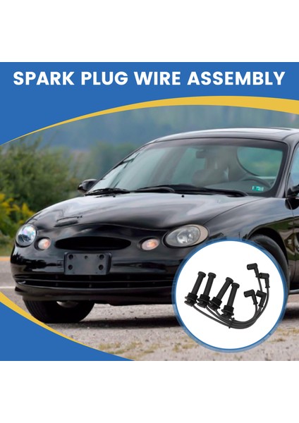 Araba Igntion Buji Tel Seti XS2Z12259AA Ford Contour Için 1999-2000 Focus 2000-2007 Escape 2001-2004 (Yurt Dışından) indirimleri