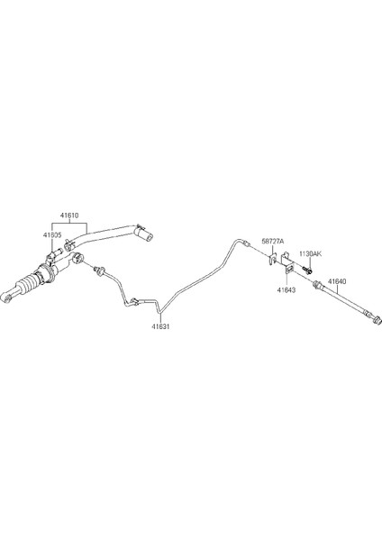 41610H7100 Kıa Soluto Pegas Kx1 Için Debriyaj Master Silindir Hyundai Reina 2018 2019 2019 2020 2021 41610-H7100 (Yurt Dışından) fırsatları