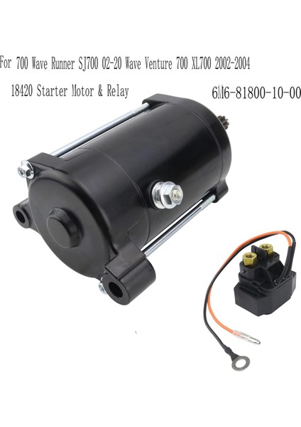 18420 Yamaha Için Başlangıç ​​motor Rölesi Süper Jet 700 Wave Runner SJ700 02-20 Dalga Venture 700 XL700 02-04 6M6-81800-10-00 (Yurt Dışından) indirimleri