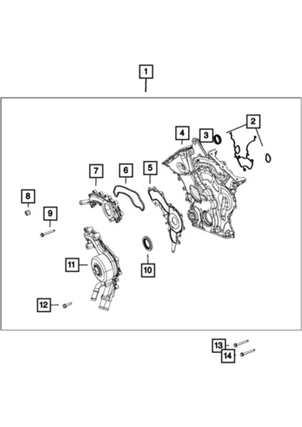 Jeep Wrangler Için Motor Soğutucu Termostat Muhafaza Contası Jk 2012-2018 68083133AB (Yurt Dışından) fırsatları