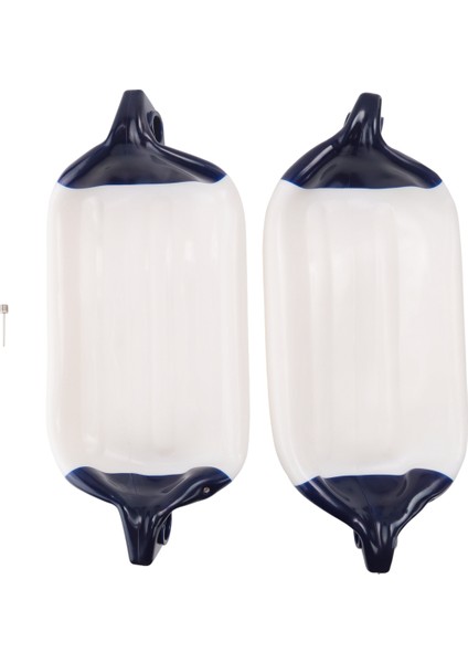 2pcs Şişme Tekne Çamurluk Pvc Tekne Ankraj Çamurluk Şamandıra Yat Çamurluklar Uv Koruma Şeritli Tampon Tekne Aksesuarları (Yurt Dışından)