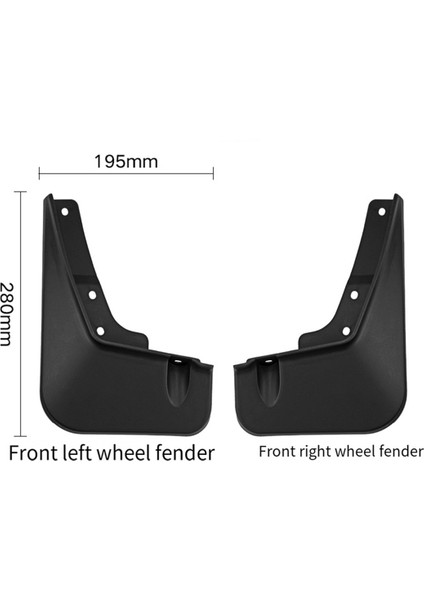 Araba Çamur Flaps Splash Guard Mudguard Çamurlu Çamurluk Kia Carnival Için Dış Kapak 2021-2024 (Yurt Dışından) indirimleri
