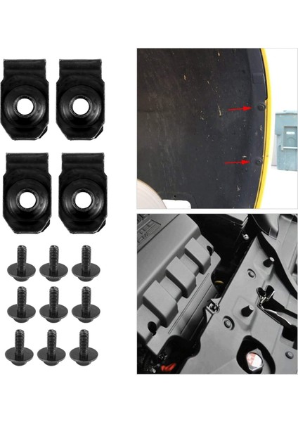 Kapak Sıçrama Kalkanı Koruma Vücut Cıvataları Altında Motor Tampon Çamurluk Astar Itme Tutucu Fineter Perçin Klipler Infiniti G35 G37 FX35 FX45 EX35 (Yurt Dışından) modelleri