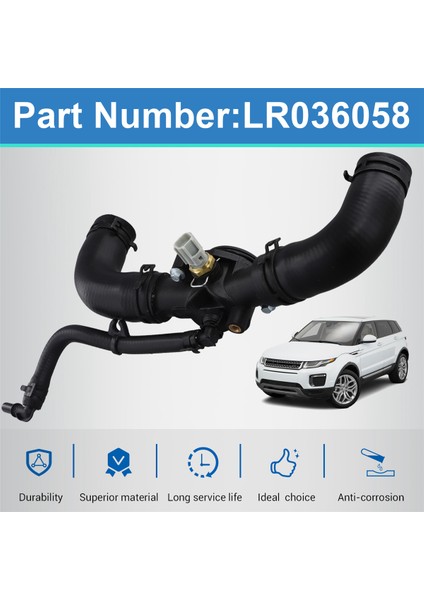 Land Rover Range Rover 13 Range Rover Sport 14 Için Yeni Yüksek Kaliteli Termostat Su Borusu Radyatör Havalandırma Borusu LR036058 (Yurt Dışından) indirimleri