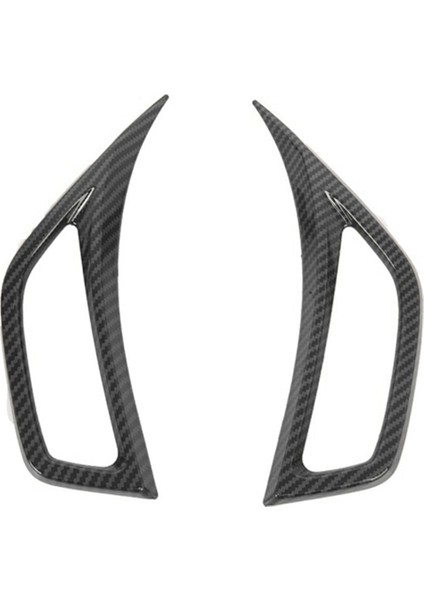 Karbon Fiber Görünüm Fender Yan Hava Havalandırma Döşeme Kapağı Jeep Wrangler Jl 2018-2022 Araç Vücut Çamurluk Plaka Döşeme (Yurt Dışından)