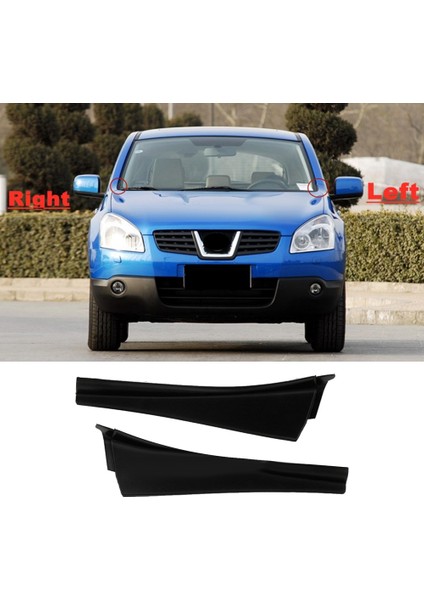 Araba Ön Ön Cam Silecek Yan Trim Kapağı Nissan Qashqai Için Ön Çamurluk Kapağı 2008-2015 (Yurt Dışından) fırsatları