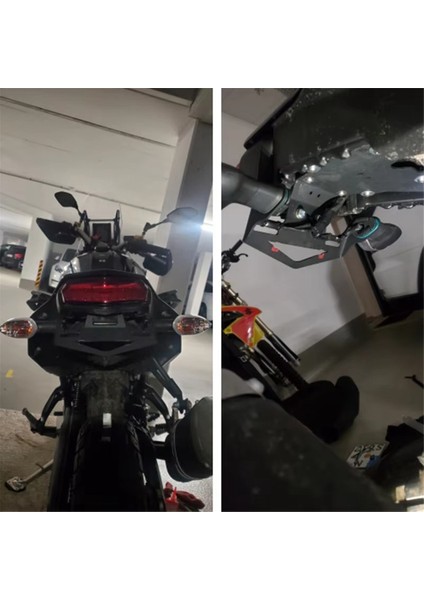 Yamaha Tenere 700 XT700Z T7 2019-2024 Için Hafif Kuyruklu Düzenli Çamurluk Eliminatorlu Motosiklet Plaka Braketi (Yurt Dışından) fiyatları