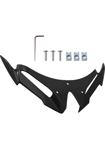 Motosiklet Ön Çamurluk Dekorasyon Burun Gagası Kawasaki NINJA500 Ninja 500 2024-2025 Tutulf Hava Deflektörü, B (Yurt Dışından) modelleri