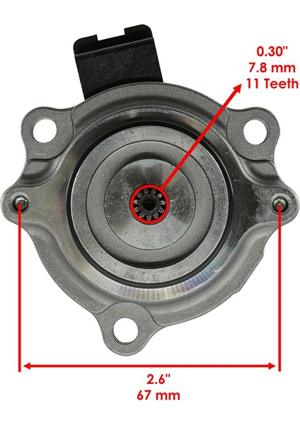 Honda 2007-2021 TRX420FA/FE/TE/FPA/FPE, TRX500FE/FA/FPE Için Shift Motor Montaj Başlangıç ​​31300-HP5-601 430-58007 (Yurt Dışından) fırsatları