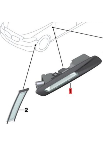 Araba Yan Marker Çamurluk Işığı 63137154169 63137154170 Bmw 5 Serisi F10 F11 F18 2011-2013 Yardımcı Dönüş Sinyal Lambaları (Yurt Dışından) fiyatları