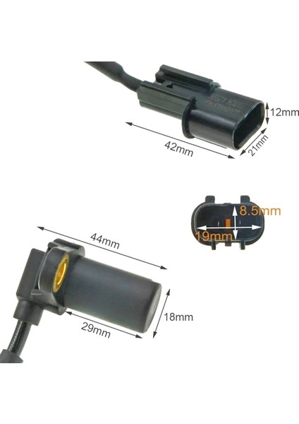 95671-1C000 &amp; 95671-1C010 Ön Sol ve Sağ Abs Tekerlek Hız Sensörü Hyundai Getz Tb 956711C010 956711C000 (Yurt Dışından) fiyatları