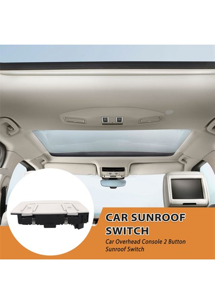 Araba Genel Konsolu 2 Düğme Sunroof Switch CJ5Z-15B691-B Ford Kuga Kaçış 2013-2019 CJ5T-13D754-NB CJ5Z15B691B (Yurt Dışından) fırsatları