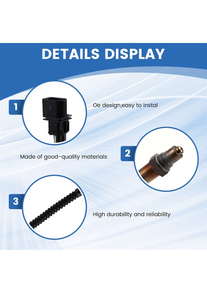 Porsche Için Oksijen Sensörü Cayenne 955 3.2 2003-2007 0258007233 95560612811 95560612810 7L5906262 958906262B (Yurt Dışından) fırsatları