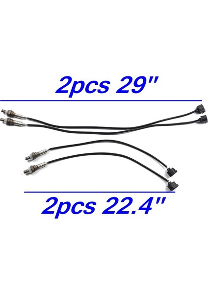 Chrysler Dodge Jeep Ram Için 4pcs Geniş Bant Oksijen Sensörü 56028994AA 56041698AA (Yurt Dışından) modelleri