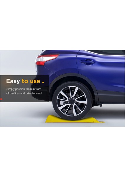 Tekerlekler Lastik Tasarruf Rampaları, Lastik Anti-Slip Tasarruf Rampaları Kaymaya Dirençli Yük Rulma Kapasite Aracı Ağır Hizmet Kamyonu Suv, A (Yurt Dışından)