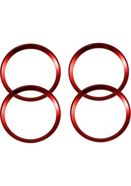 4 Adet Kırmızı Alaşımlı Araba Tekerleği Jant Merkez Kapak Hub Huba Bmw X1 X3 X5 1 3 5 6 7 Serisi Için Dekorasyon (Yurt Dışından)