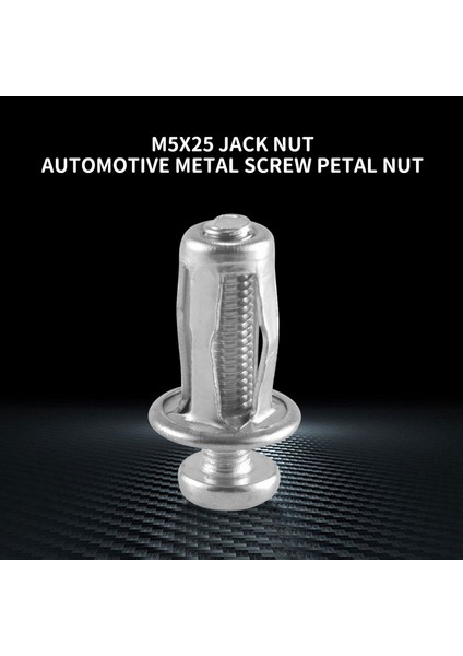 20 Pcs M5X25 Jack Nuts Araç Metal Vidalı Taç Pety Fındık Vidalı Içi Boş Duvar Demir Cilt (Yurt Dışından) fiyatları
