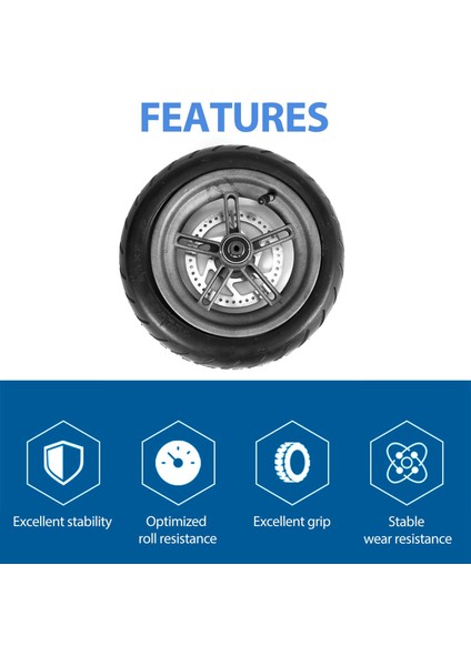 Disk Fren Diskli Scooter Lastik Xiaomi M365 Elektrikli Scooter Için Disk Fren Scooter Pnoumatic Lastik Arka Tekerlek Disk Fren Lastiği (Yurt Dışından) indirimleri