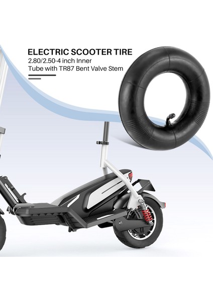 2 Paket 2.80/2.50-4 Inç Iç Tüp, Scooter, Çim Biçme Makineleri, El Arabaları, El Kamyonları Için TR87 Bırect Valf Gövdeli (Yurt Dışından) fırsatları