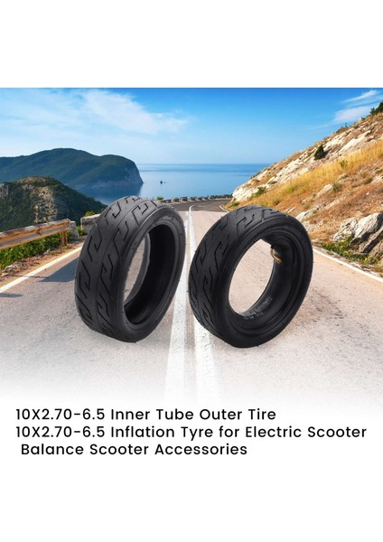 10X2.70-6.5 Iç Tüp Dış Lastiği 10X2.70-6.5 Elektrikli Scooter Denge Scooter Aksesuarları Için Enflasyon Lastiği (Yurt Dışından) modelleri