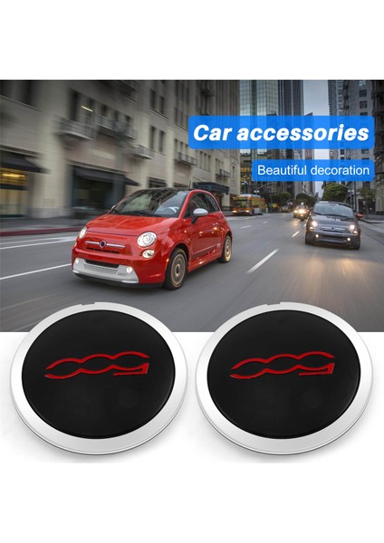 4pcs Fiat Için 133MM Hubcap 500 Tekerlekler Merkez Hub Kapakları Seti 68078419AC 68078421AC Toz Kapağı 51884863 Kırmızı (Yurt Dışından) indirimleri