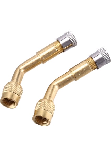 2 Pcs 135 Derece Hava Lastik Valfi Uzatma Adaptörü Motosiklet Arabaları Için Uzun Şey (Yurt Dışından)