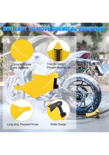 4 Pack Lastik Hortum Silindirleri Otomobil Yıkama Için Sırplama, Otomobil Yıkama Detaylandırma Malzemeleri Aracı, Otomatik Detaylandırma Araçları Sarı (Yurt Dışından) modelleri