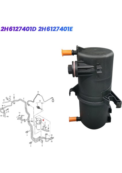 Dizel Yakıt Filtresi Sıralı Filtre 2H6127401D 2H6127401E Vw Amarok Dizel Pickup 2010-2022 2H6127401G 2h6 127 401 D (Yurt Dışından) fiyatları