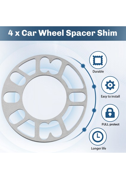 4pcs Alüminyum Tekerlek Aralayıcıları Şimler Plaka Otomatik Tekerlek Aralayıcıları 4X100 4X114.3 5X100 5X108 5X114.3 5X120 (Yurt Dışından) fırsatları