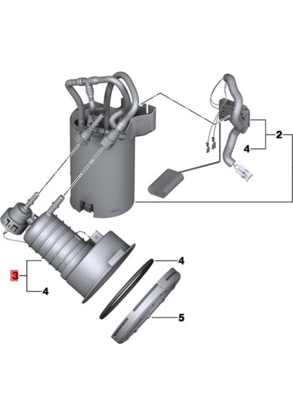 Bmw Z4 E89 N20 N54 2009-2015 Için Araç Yakıt Filtresi Basınç Regülatörü Onarımı 16117313794 Tank Yakıt Pompası Modülünde (Yurt Dışından)