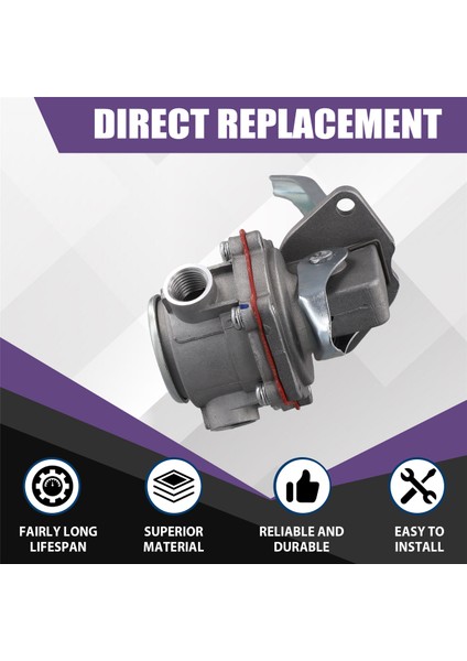 04157698 Deutz F2L912 912 Için Traktör Yakıt Pompası Yakıt Besleme Pompası 2 Silinde Deutz Traktör D2506 D3006 1260140 71554700 (Yurt Dışından) fırsatları