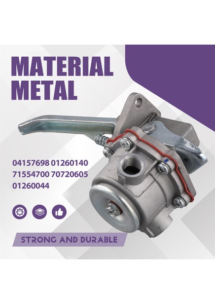 04157698 Deutz F2L912 912 Için Traktör Yakıt Pompası Yakıt Besleme Pompası 2 Silinde Deutz Traktör D2506 D3006 1260140 71554700 (Yurt Dışından) indirimleri