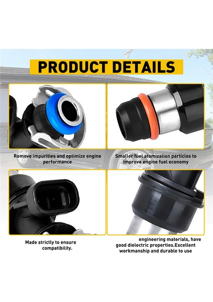 99-07 Için Yakıt Enjektörleri Chevy Silverado Gmc Sierra Yukon 4.8 5.3 6.0 25317628 25323974 (Yurt Dışından) modelleri