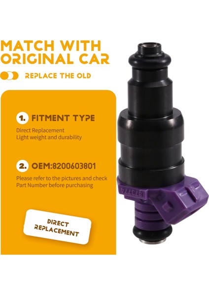 4 Adet Yakıt Enjektörü 7700874112 8200603801 Renault Için Clio Kangoo Twingo 1.2 Otomatik Parçalar 873774 15117801 7700873774 81213 (Yurt Dışından) indirimleri