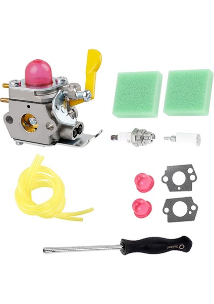 Karbüratör AC04122 Poulan Featherlite Weed Eater Için Yakıt Hattı Kiti F20 String Düzeltme Fırçası C1U-W24 545081808 (Yurt Dışından) modelleri
