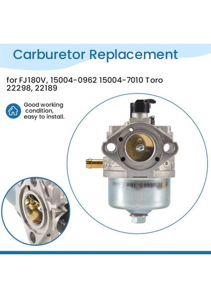 FJ180V Kawasaki Için Karbüratör Değiştirme FJ180V, 15004-0962 15004-7010 Toro 22298, 22189 (Yurt Dışından) indirimleri
