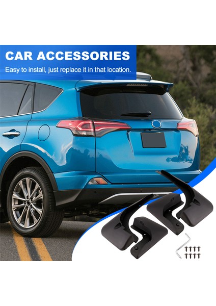 Toyota Rav4 XA40 2013 2014 2015 Için Araba Çamurluk Su Koruması Yumuşak Çamurluk Cildi (Yurt Dışından) fırsatları