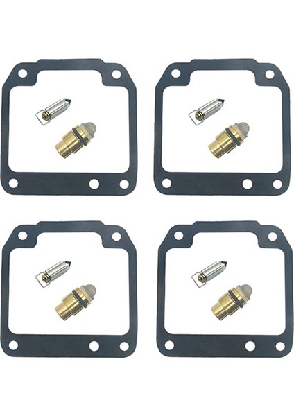 4 Set Motosycle Karbüratör Karbonhidrat Yeniden Inşa Edilen Onarım Kiti Yamaha Için Dayanıklı XJD400 XJR400R Xjr 400R 1993-2000 (Yurt Dışından)