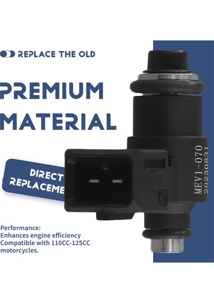 MEV1-070 MEV1-003 110CC-125CC Motosiklet Aksesuarları Için Motosiklet Yakıt Enjektör Nozul (Yurt Dışından) indirimleri